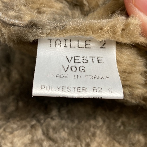 NWT SXY'S Paris Faux Leather Faux Fur‎ Women's Jacket Size 2 Grey Rocker Hippie - Picture 8 of 13